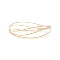 TIFFANY & CO., ELSA PERETTI, YELLOW GOLD 'WAVE' BANGLE BRACELET