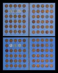 Two Partially Filled Lincoln Cent Blue Books