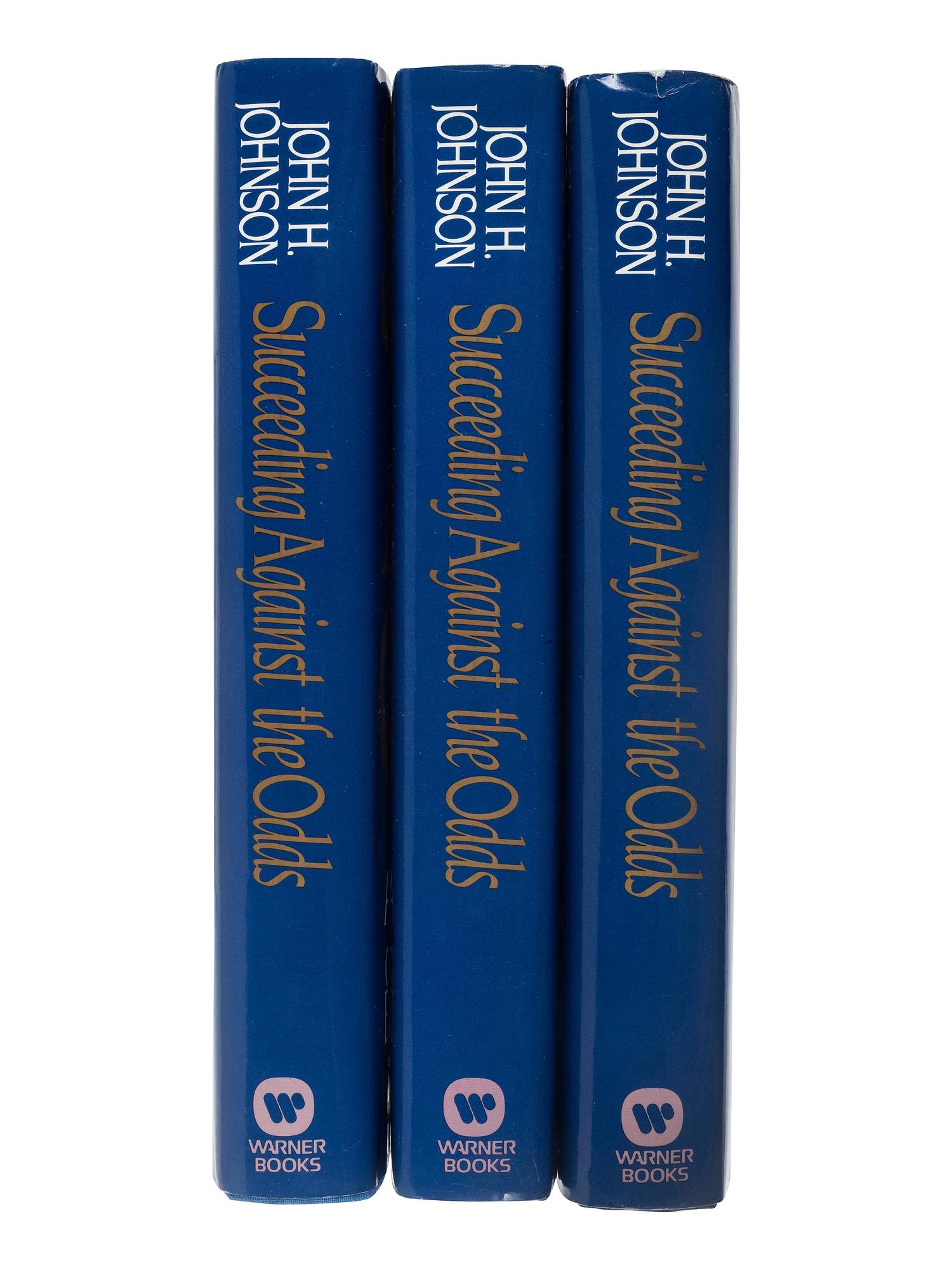 [WYATT, Addie (1924-2012), her copies]. JOHNSON, John H. (1918-2005). Succeeding Against the Odds. New York: Warner Books, 1989. Three copies, INSCRIBED AND SIGNED.