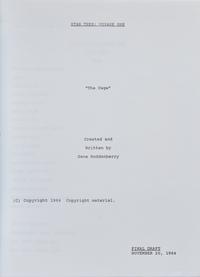[Star Trek] William Shatner-Signed Script of the Pilot Episode of Star Trek
