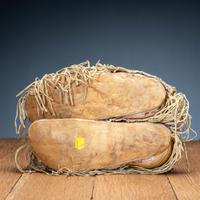 Kiowa Beaded Hide Moccasins
