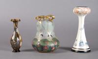 An Amphora Ceramic Vase, Height of first 6 inches.