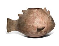 A Colima Shark Effigy Vessel