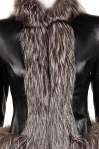 Two Fur-Trimmed Coats: One Badgley Mischka and One Scherrer, 1990-2010s