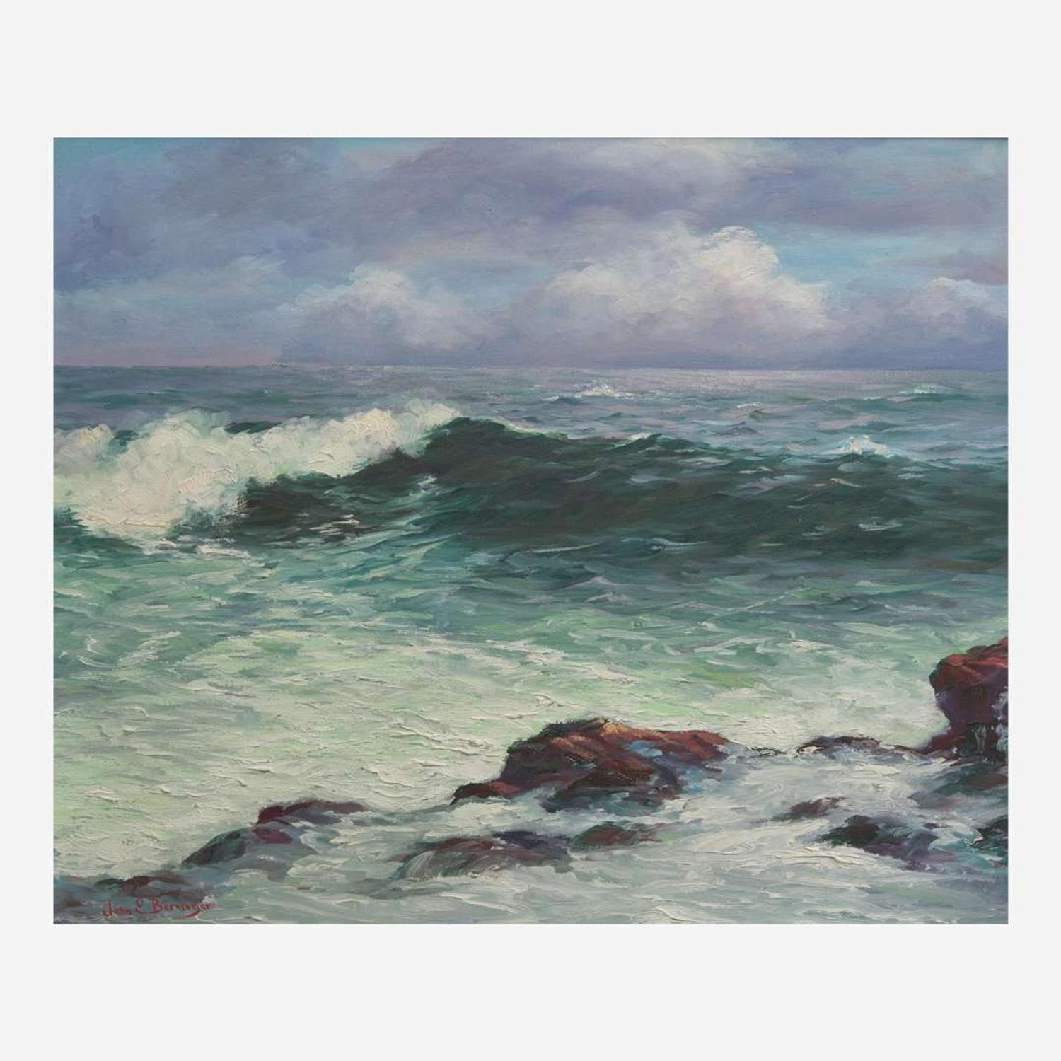 John E. Berninger (American, 1897–1981) New England Coast