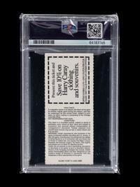 An April 7, 1994 Michael Jordan Chicago White Sox vs. Chicago Cubs Wrigley Field Ticket Stub (PSA 3 VG) and Program Scorecard (Jordan's Only MLB Game) - POP 6