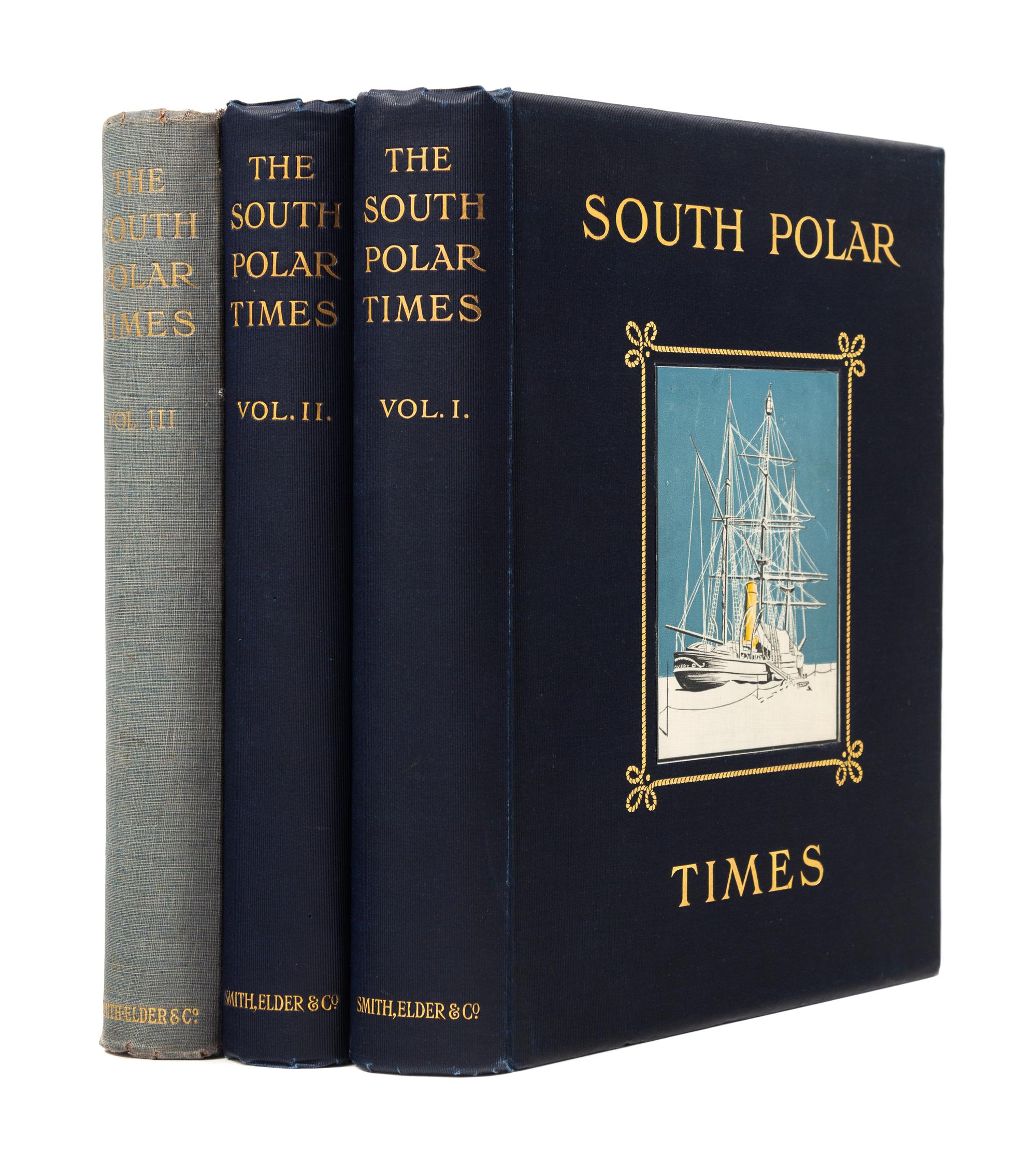 SHACKLETON, BERNACCHI, and CHERRY-GARRARD, editors. South Polar Times. London, 1907-14. LIMITED EDITION.