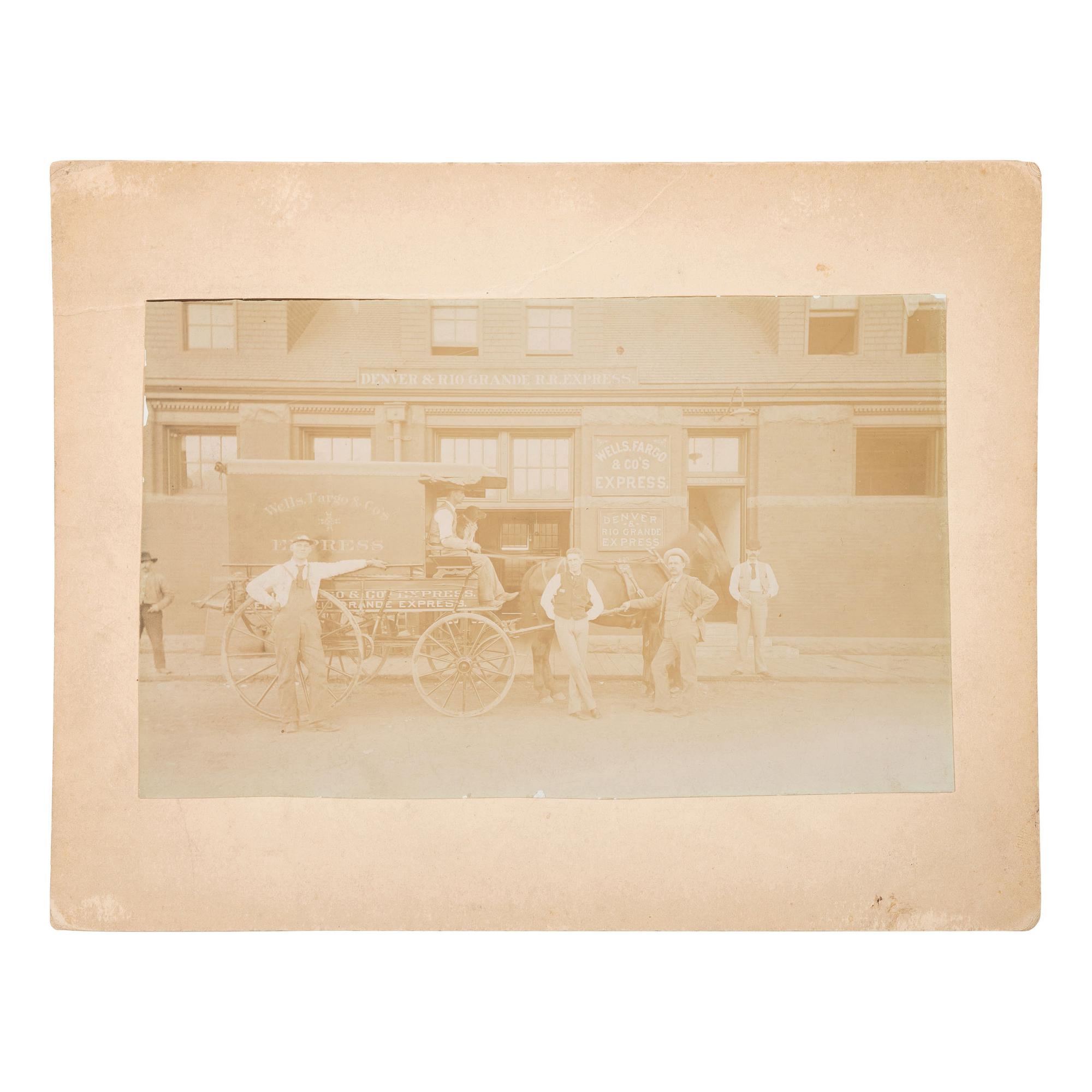 [TRANSPORTATION]. Wells Fargo Station Abilene, Kansas 188[?]. Abilene, KS: N.p., 188?