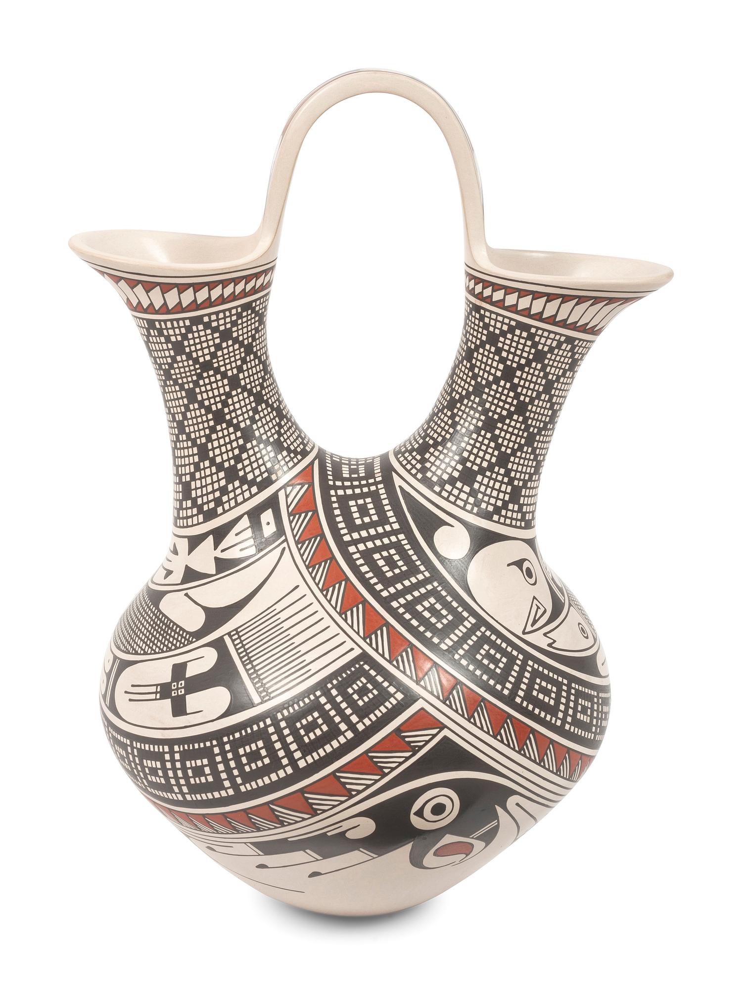 Pottery Wedding Vase