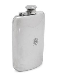 A Tiffany and Co. Silver Whiskey Flask