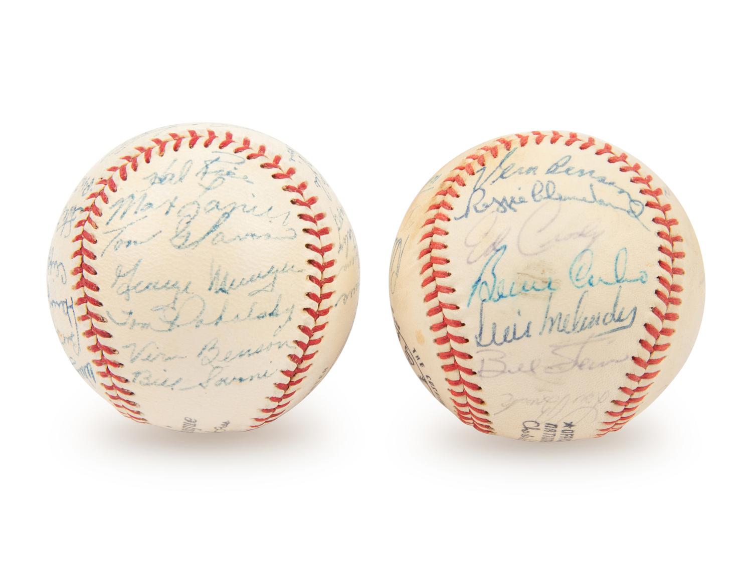 A Collection of St. Louis Cardinals Team Signed Autograph Baseballs (Beckett Authenticaiton Services)