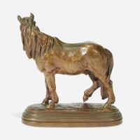 Isidore Jules Bonheur (French, 1827–1901) Cheval à l'Arrêt