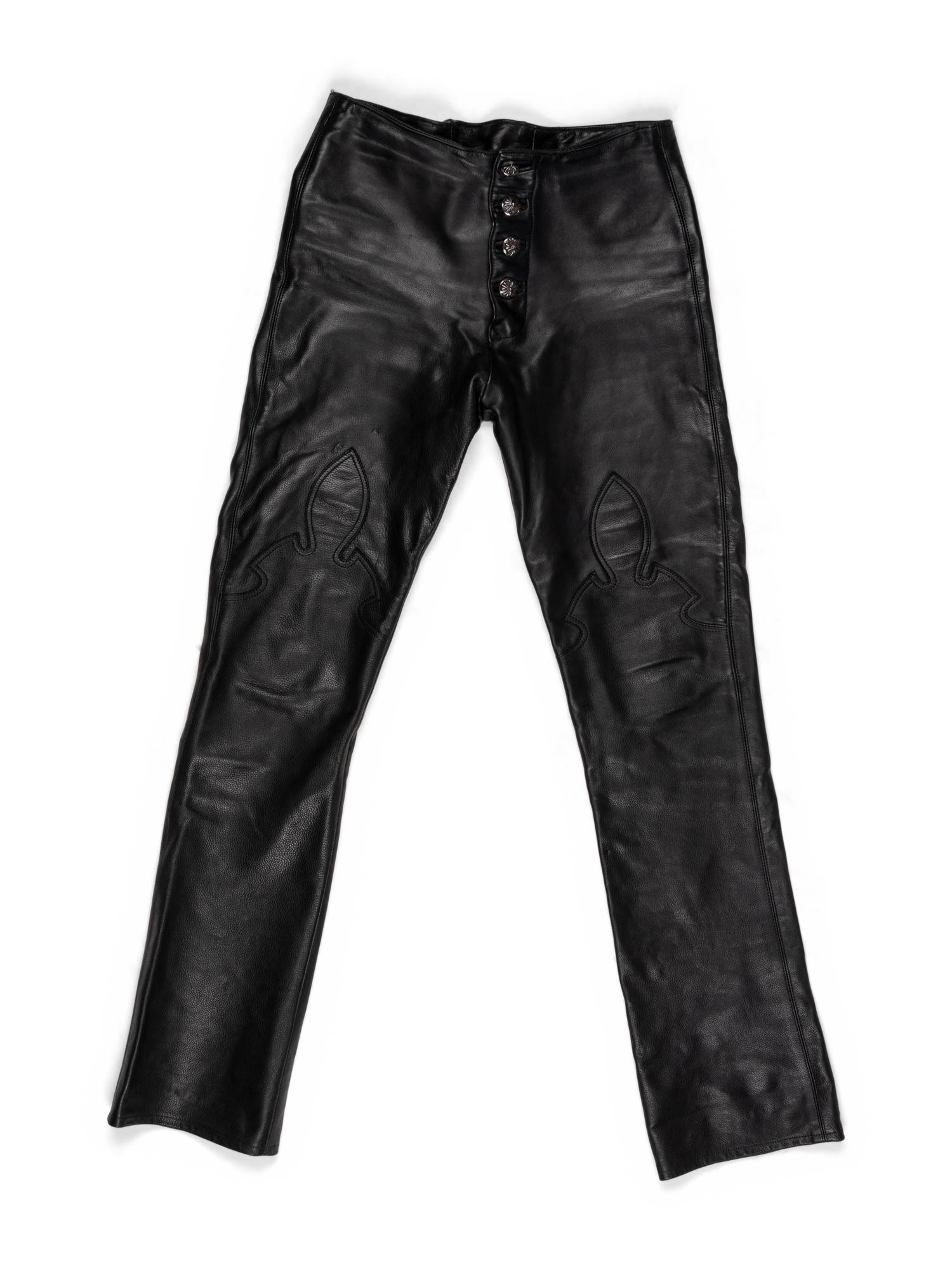 Chrome Hearts Leather Pants