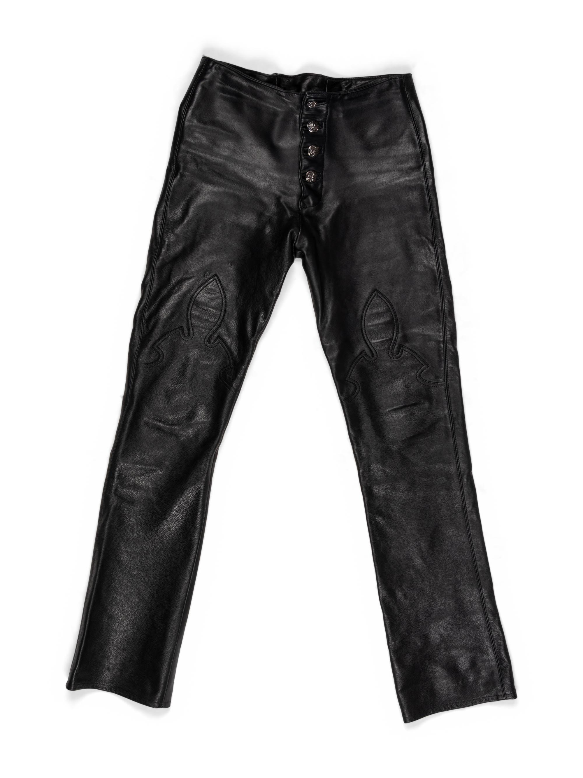 Chrome Hearts Leather Pants