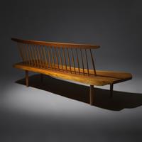 Conoid bench, 1982 with two butterfly joints