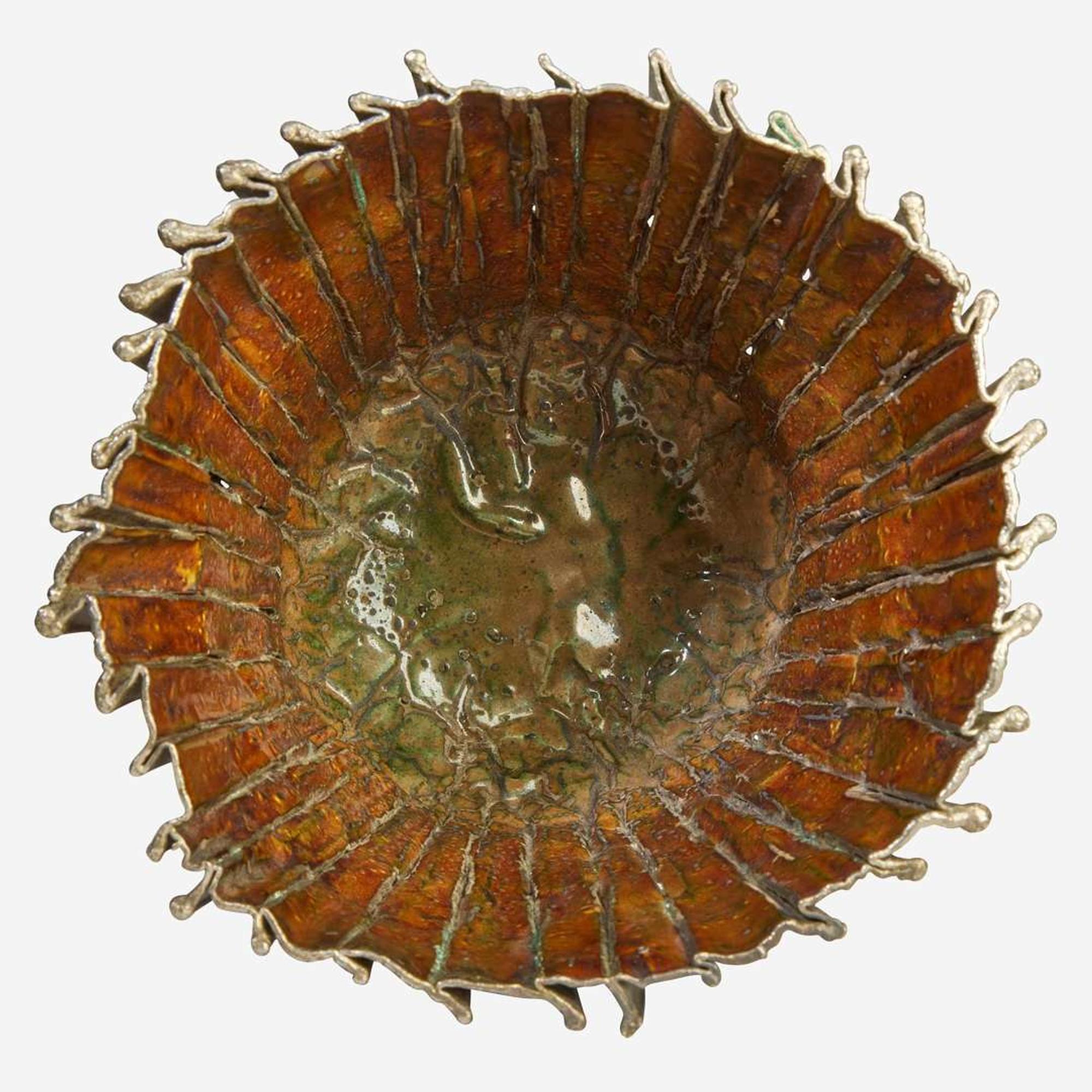 June Schwarcz (American, 1918-2015) Pleated Vessel No. 2208, USA, circa 2003