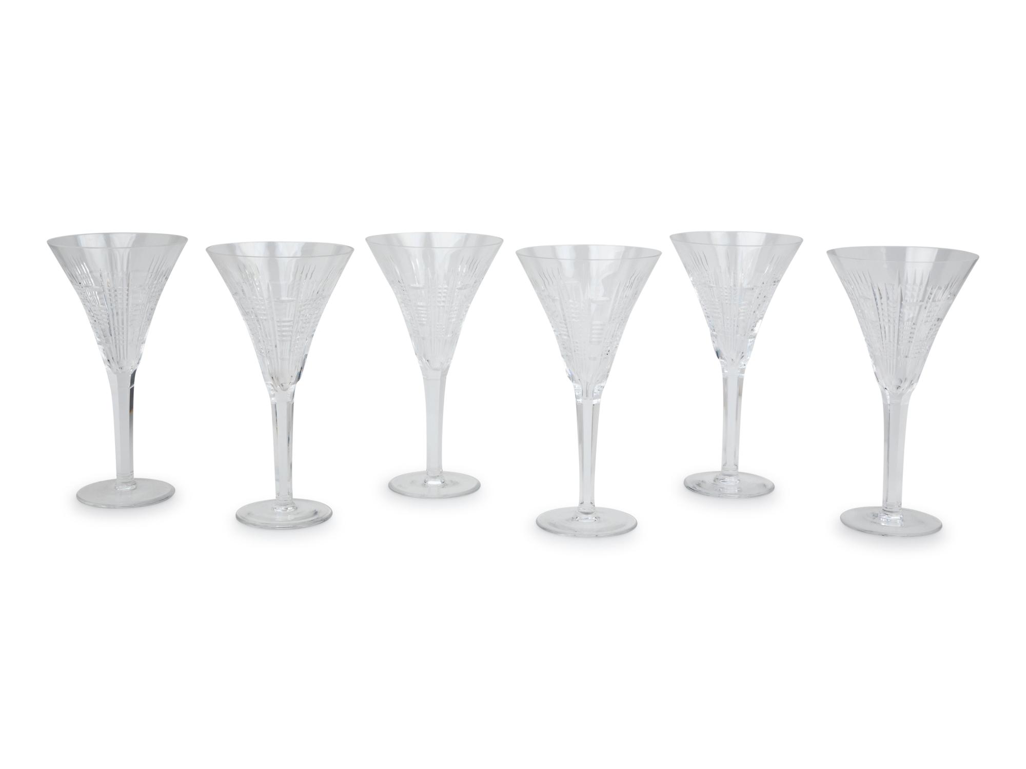 A Waterford Glass Stemware Service