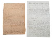 [SLAVERY & ABOLITION]. Manuscript deed of trust bequeathing seven enslaved men, women, and their children. Beaufort District, SC, 19 February 1817.