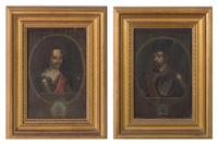 Continental School, (17th century), Portrait of Ferdinand II and Ferdinand III (two works)