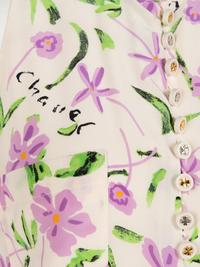 Chanel Floral Print Silk Dress, Spring 1997