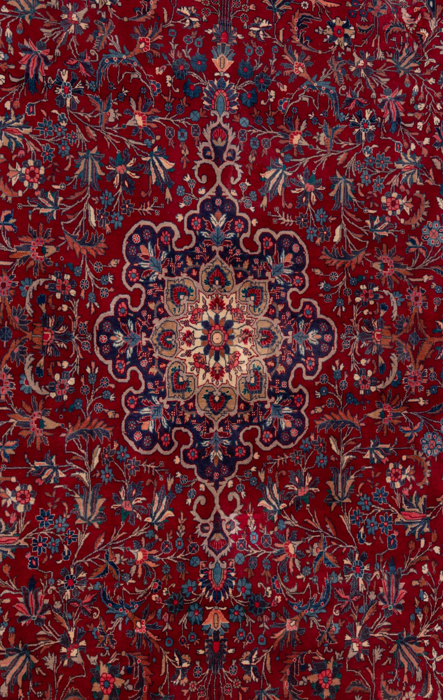 A Kashan Wool Rug