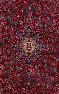 A Kashan Wool Rug