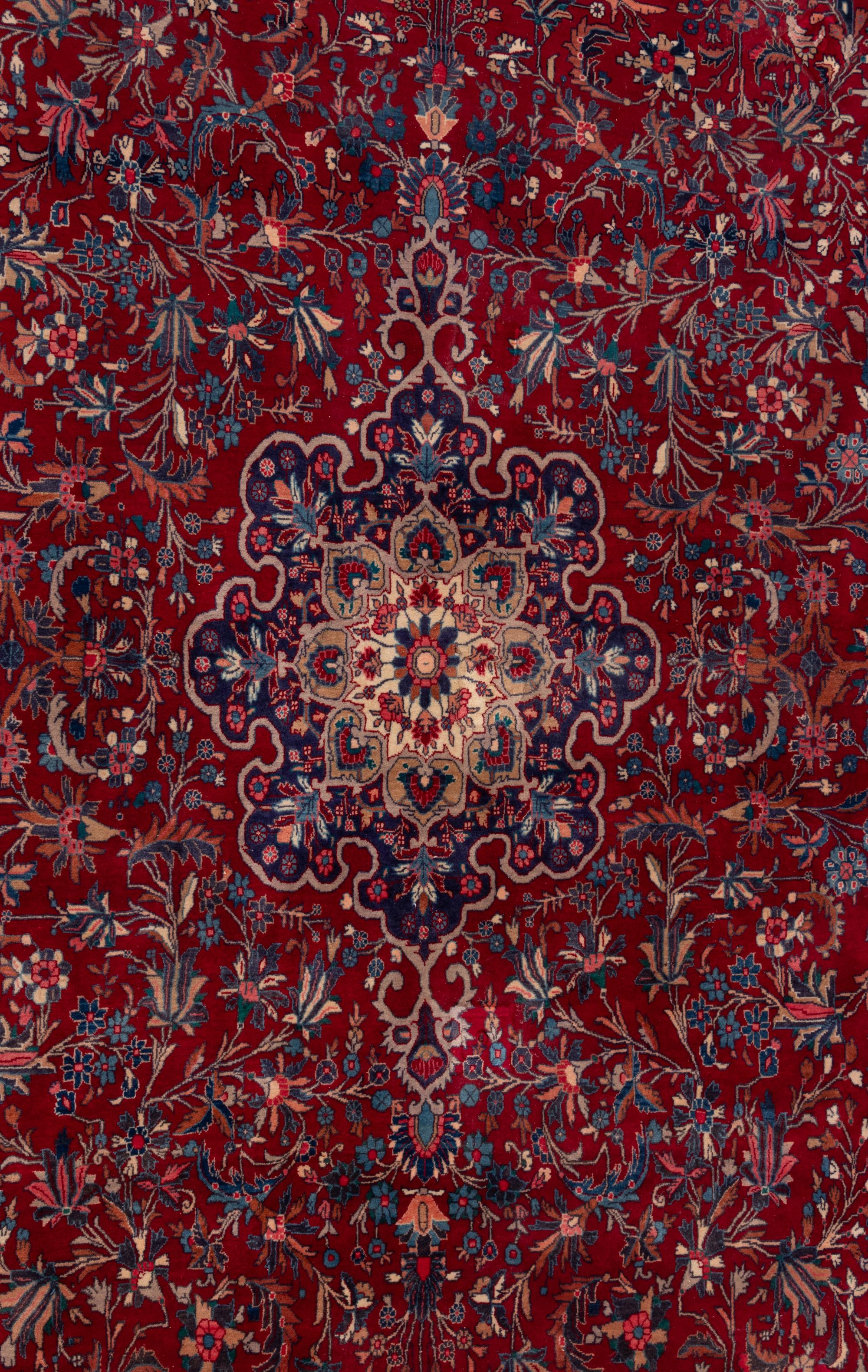 A Kashan Wool Rug