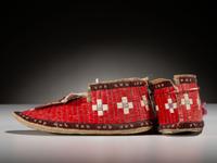 Sioux Quilled Hide Moccasins