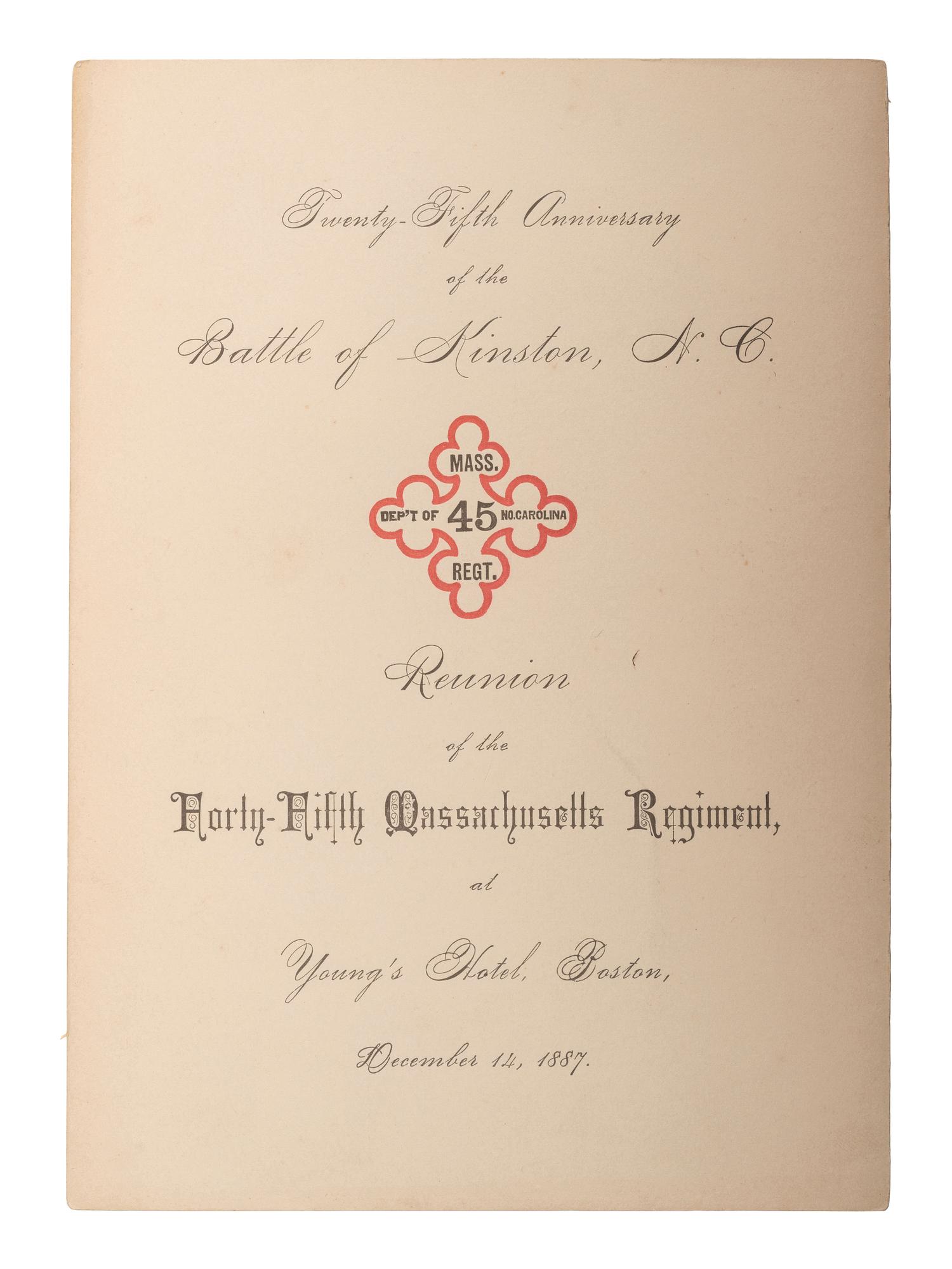 [CIVIL WAR - MASSACHUSETTS]. A group of regimental histories and adjutant general reports, comprising: