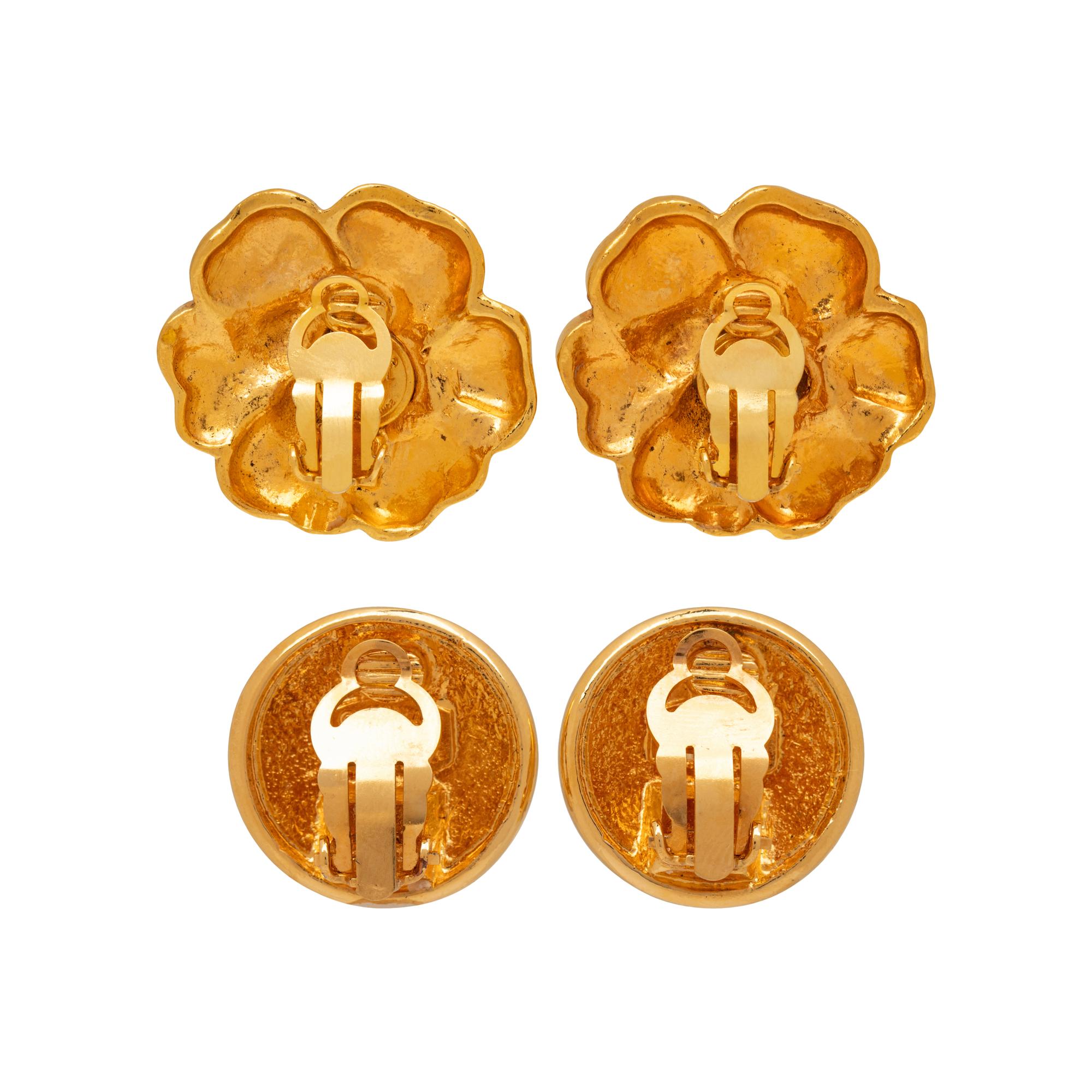Chanel, Two Pairs of Ear Clips