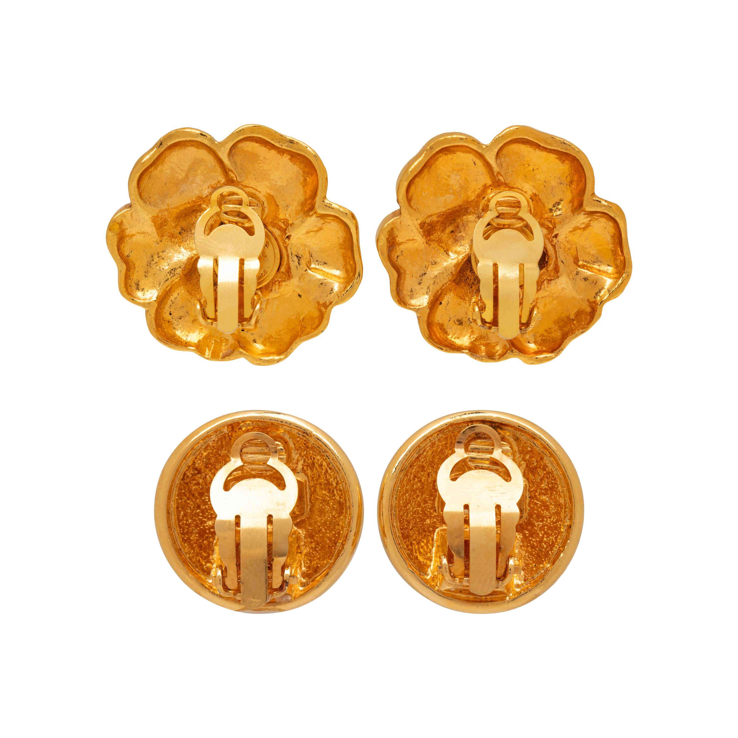 Chanel, Two Pairs of Ear Clips
