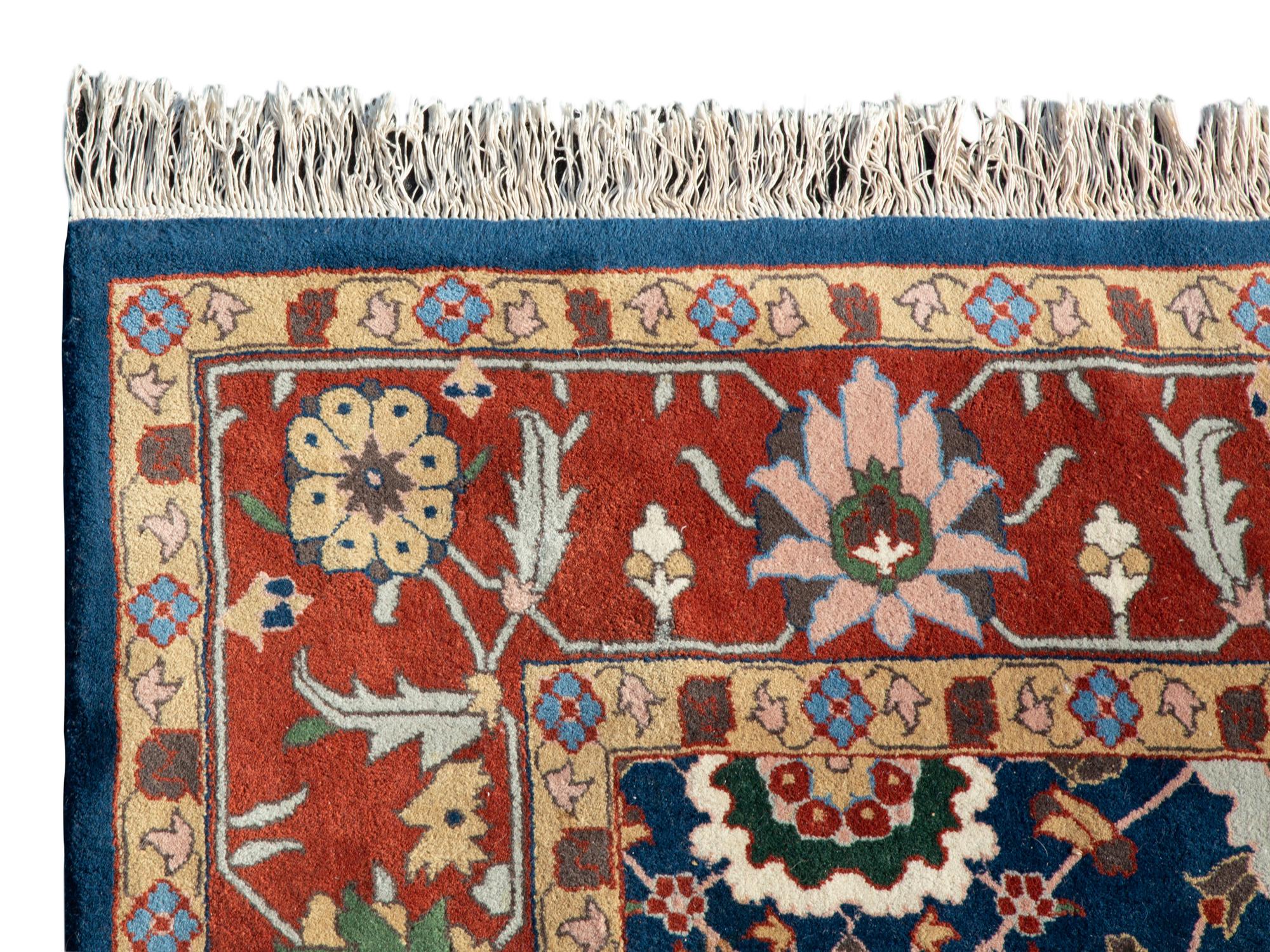 A Chinese Kurdistan Design Wool Rug — 20th Century