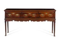A George III Oak Welsh Sideboard