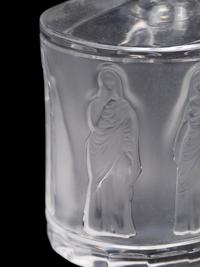 A Lalique Femmes Antiques Decanter and Twelve Glasses