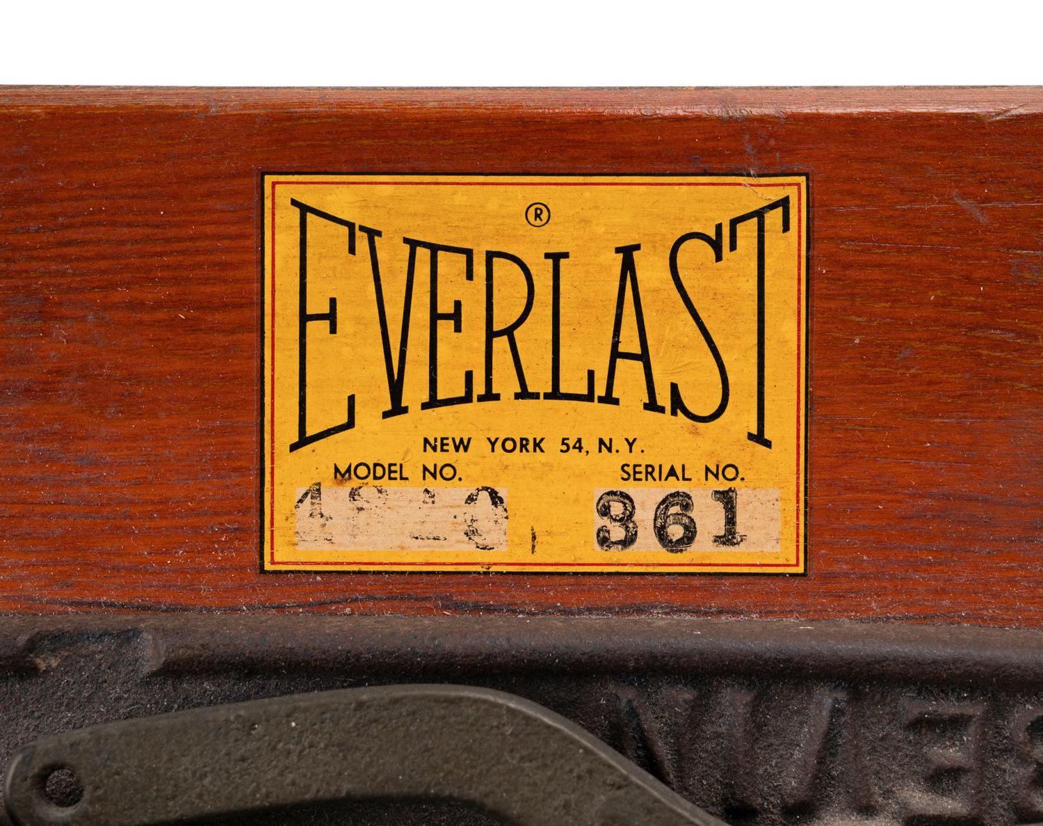 A Vintage Everlast Boxing Bell Inscribed With Titling From October 26, 1951 Rocky Marciano vs Joe Louis Heavyweight Fight at Madison Square Garden