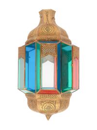 A Pierced Metal Middle Eastern Lantern