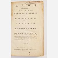 [Pennsylvania] [Biddle, Clement] Laws Enacted in the Sixth General Assembly of the Representatives of the Freemen of the Commonwealth of Pennsylvania...