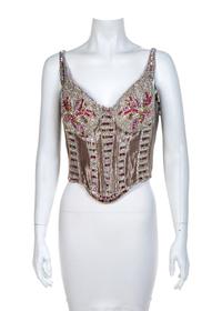 Three J & M Costumers Hollywood Rhinestone Bustiers, 1990-2000s No size label