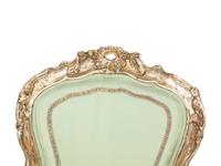A Venetian Silvered Open Armchair