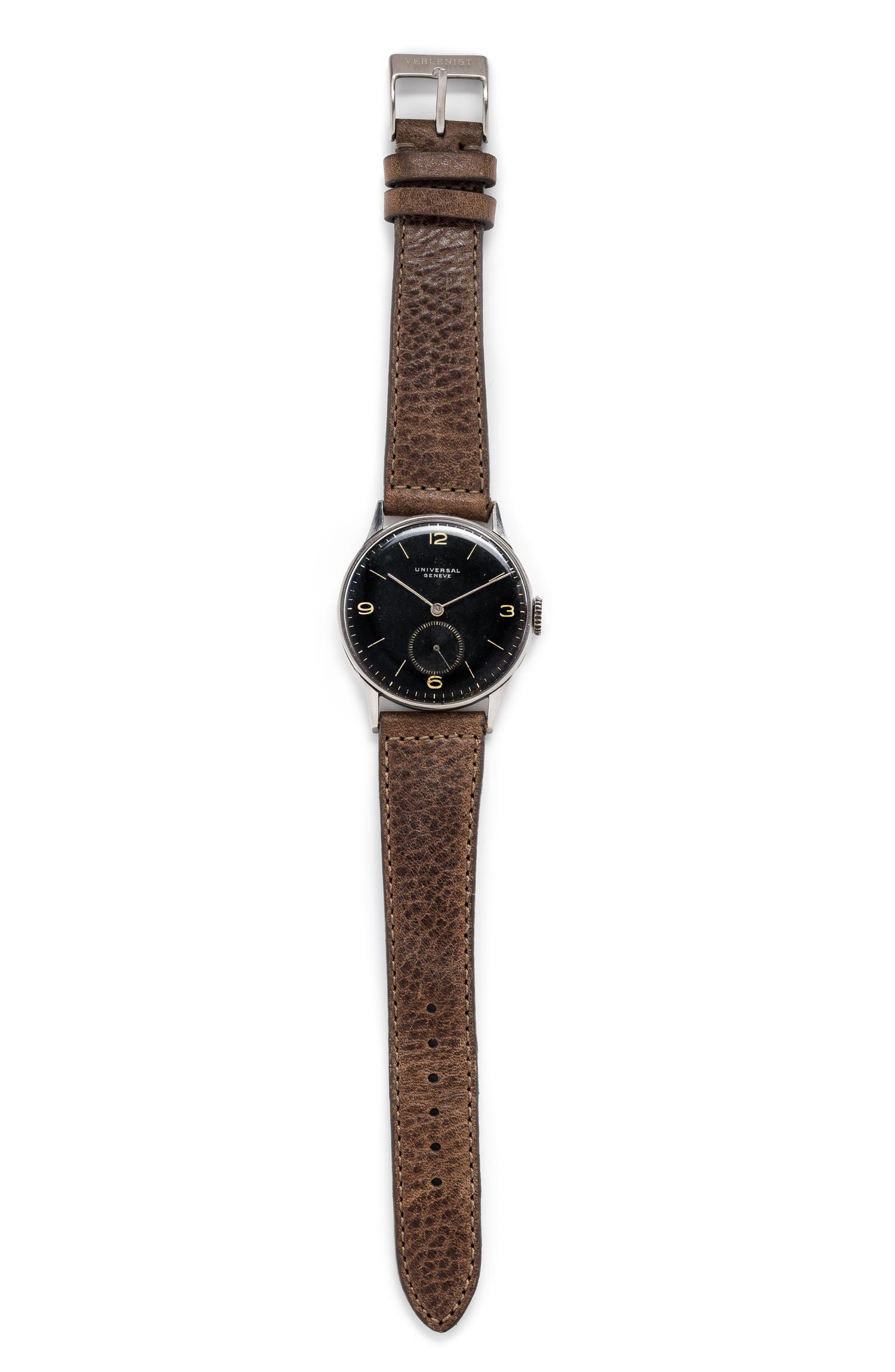 UNIVERSAL GENEVE, VINTAGE, STAINLESS STEEL REF. 21234 WRISTWATCH
