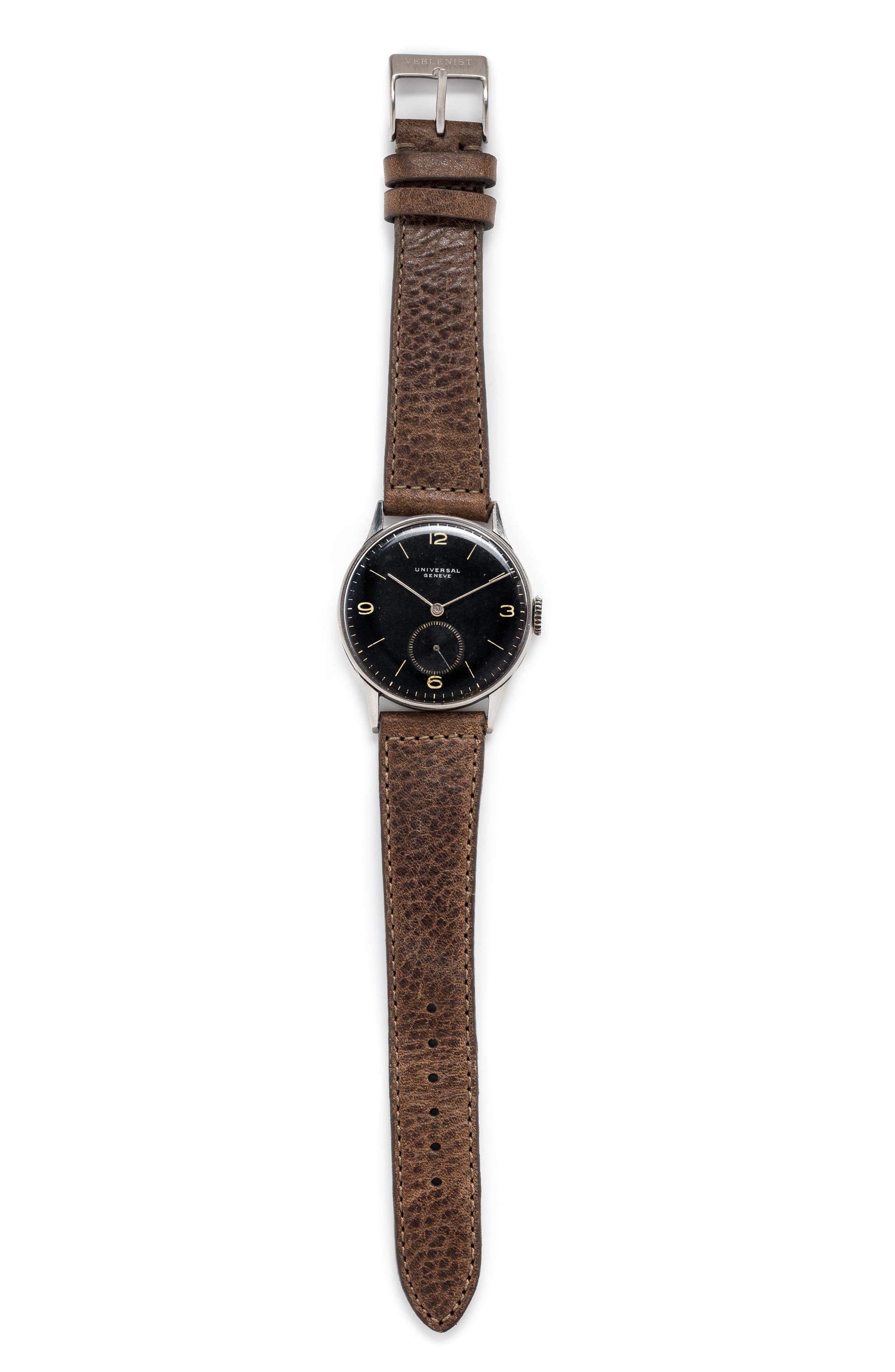 UNIVERSAL GENEVE, VINTAGE, STAINLESS STEEL REF. 21234 WRISTWATCH