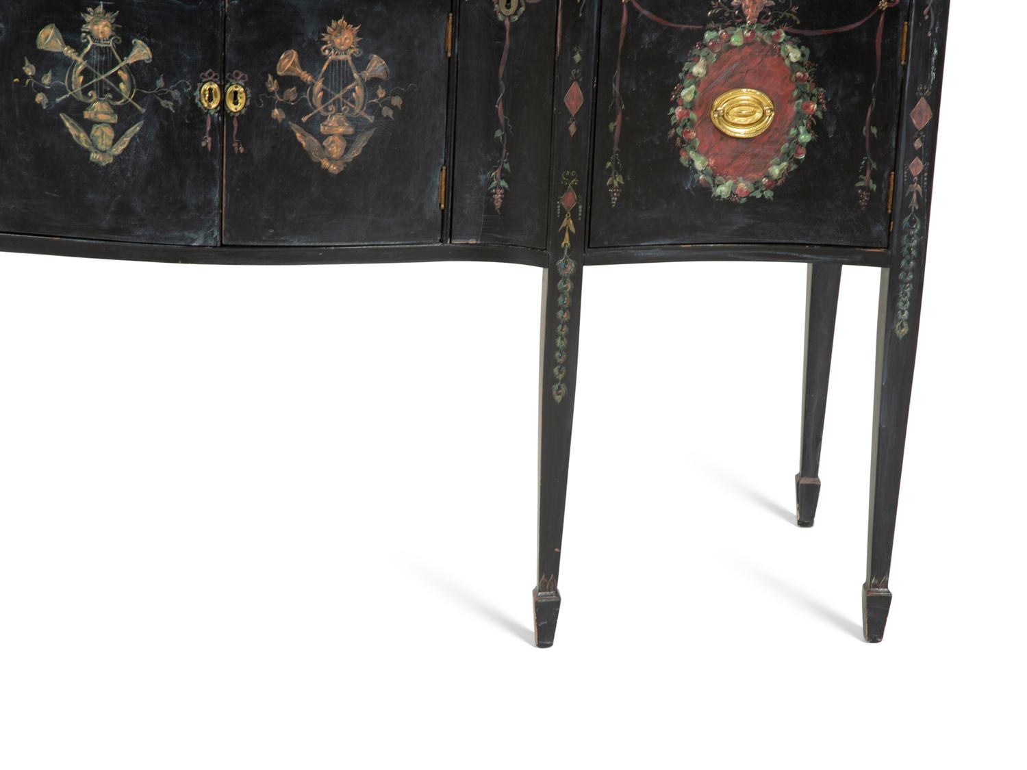 A George III Style Painted Sideboard
