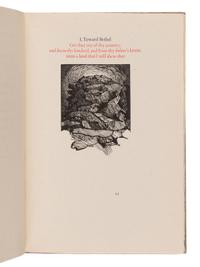 [MOSER, Barry, illustrator]. SMYTH, Paul (1944-2006). Thistles and Thorns: Abraham and Sarah at Bethel . Omaha: Printed by Harry Duncan at Abattoir Editions / University of Nebraska, 1977.