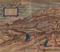 Two Period Maps by Joris (Georg) Hoefnagel (Flemish, 1542-1601)