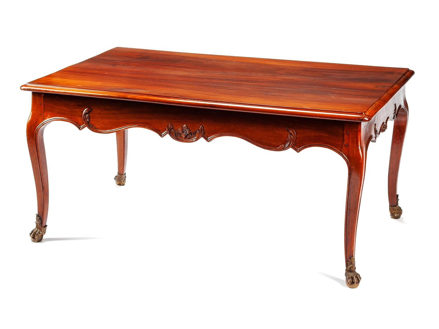 A French Provincial Gilt Bronze Mounted Salon Table