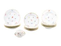 A Meissen Porcelain Partial Dinner Service