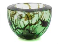 Edward Hald, (Swedish, 1883-1980), Graal Bowl Orrefors, Sweden