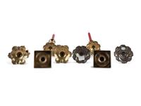 A Group of English Brass Candlesticks