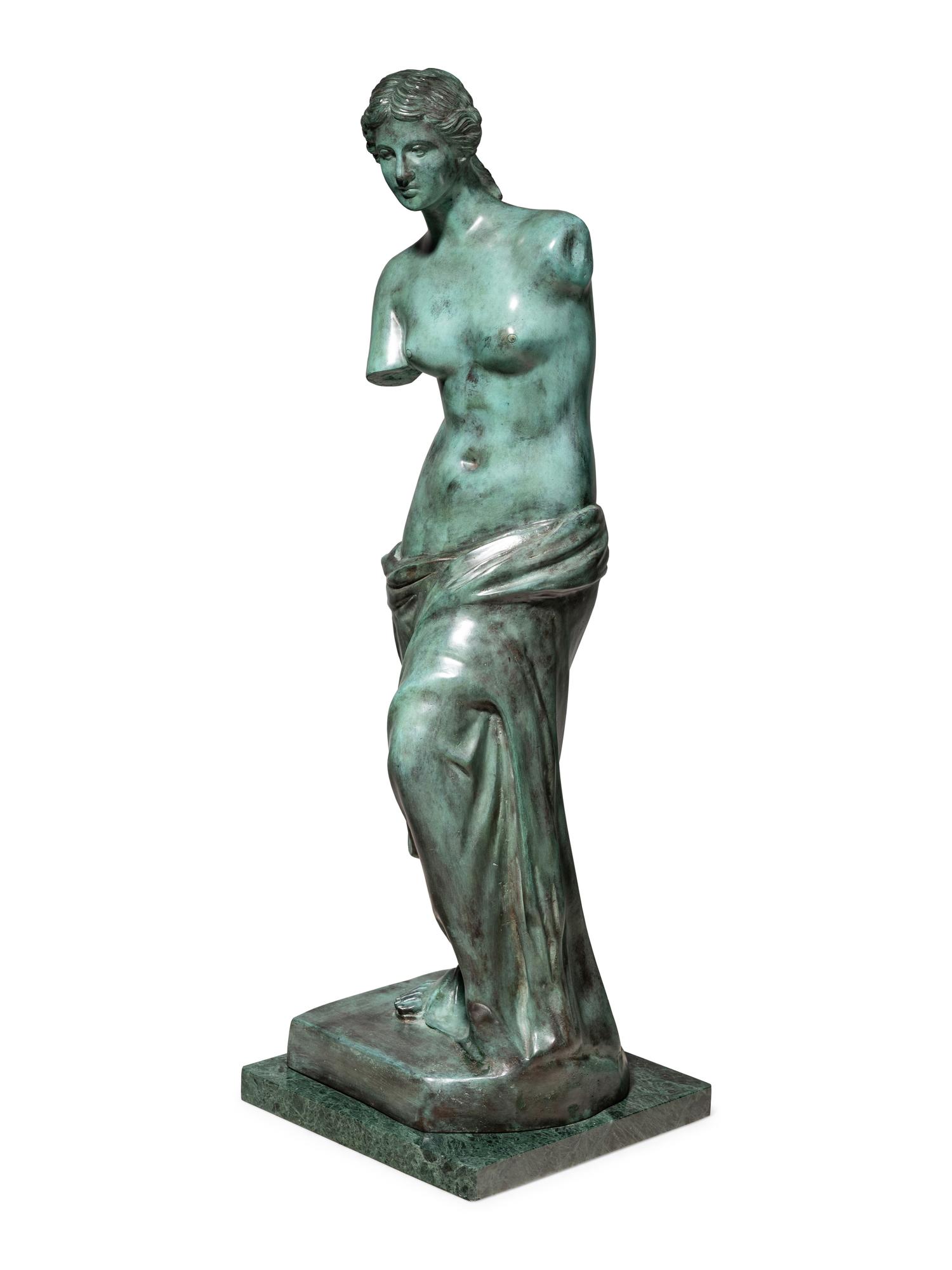 An Italian Bronze Figure of the Venus de Milo