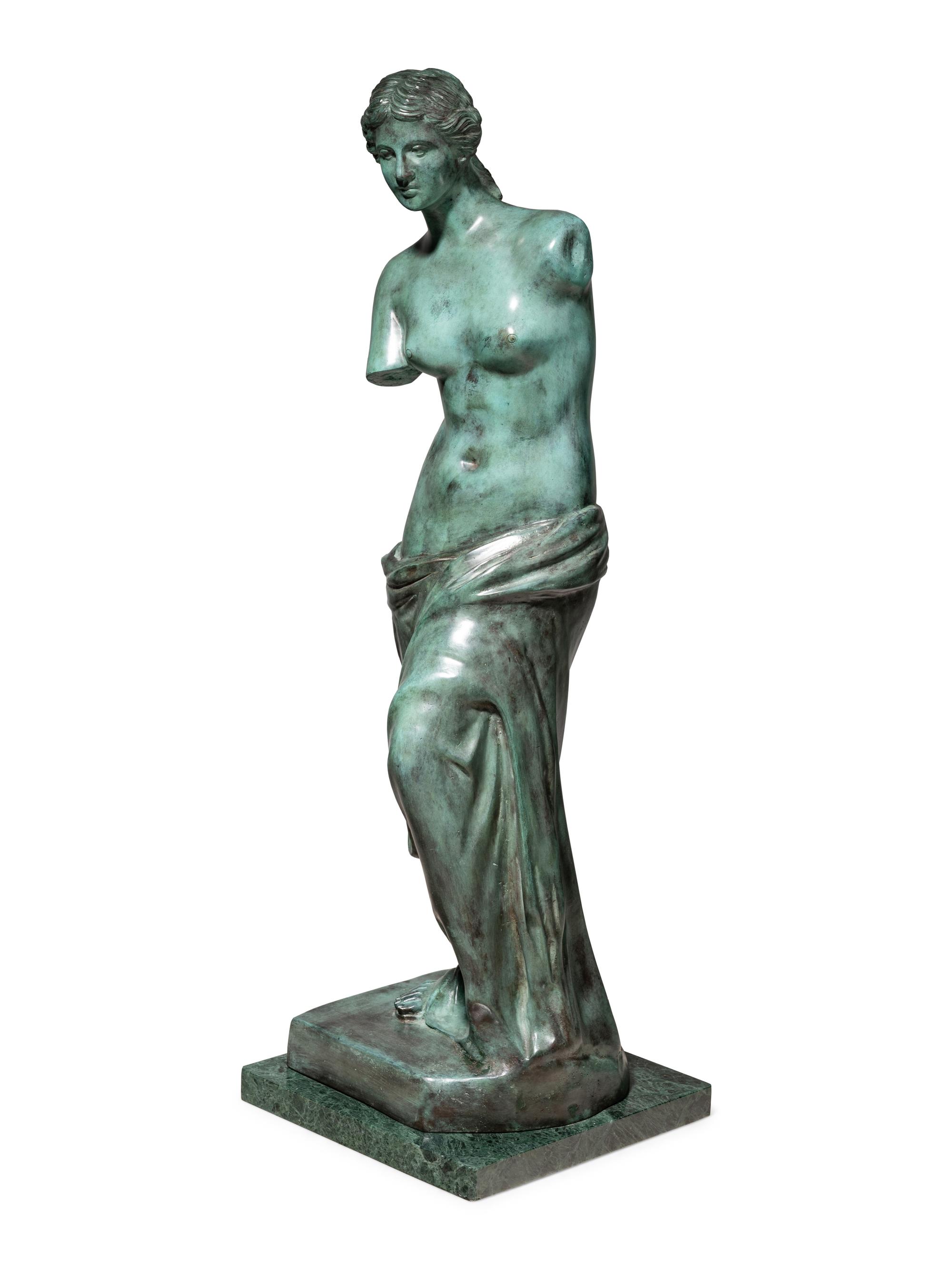 An Italian Bronze Figure of the Venus de Milo